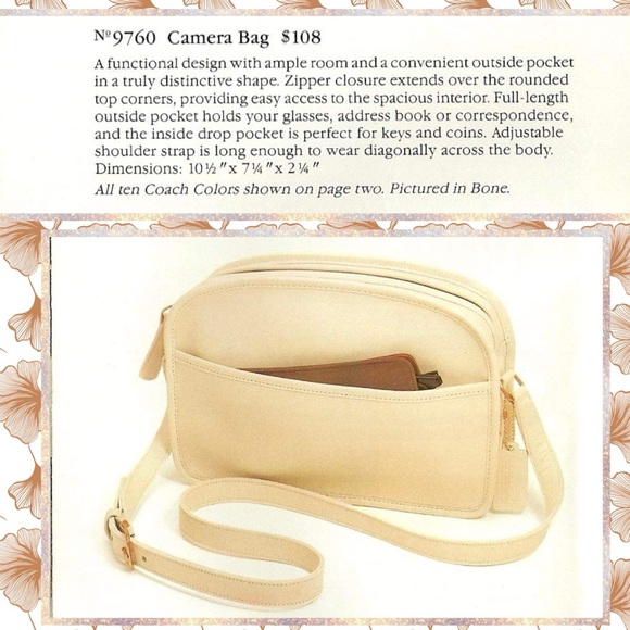 ❤️SOLD❤️Vintage Coach NYC Red Camera Bag 9760 - Picture 10 of 10